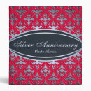 Search for 25th anniversary photo album Damask