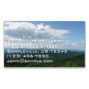 Search for mountain business cards Blue