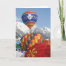Search for hot air balloon christmas cards Snow