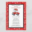 Search for fire truck baby shower invitations Dalmatian