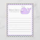 Search for baby shower game card advice cards Words of advice