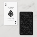 Search for ace business cards Spades
