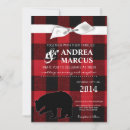 Search for buffalo plaid wedding invitations Red
