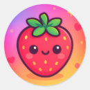 Search for kawaii strawberry stickers Cartoon