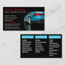 Search for mobile mechanic business cards Car auto engineer