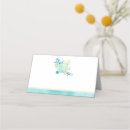 Search for seashell place cards Aqua