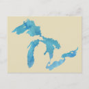 Search for great lake postcards Map