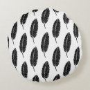 Search for black and white feather pillows Bird
