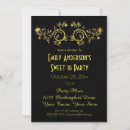 Recherche de black rose gold anniversaire invitations Glamour