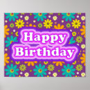 Recherche de anniversaire violet posters Typographie