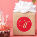Search for monogram u stickers Decorative
