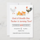 Search for barnyard birthday invitations Chicken