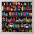 Search for bookshelf posters Library