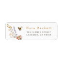 Search for bee return address labels Wildflowers