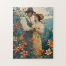 Search for romantic couple puzzles Love story