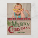 Search for burlap christmas cards Red