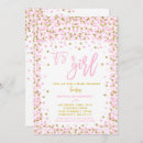 Recherche de gold confetti invitations Rose et or