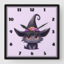 Recherche de sorcières horloges Chat noir