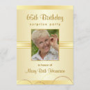 Search for surprise 65th birthday invitations Party