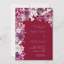 Search for white and purple wedding invitations Burgundy
