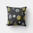 Search for christmas ornament pillows Black