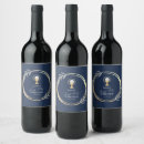 Search for gold foil wine labels Blue