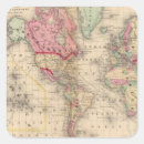 Search for map of the world stickers Relief