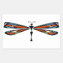 Search for dragonfly rectangle stickers Dragonflies