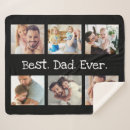 Search for photo dad blankets Best dad ever