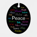 Search for world peace ornaments Unity
