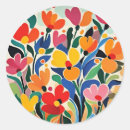 Search for vibrant abstract stickers Colourful
