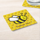 Recherche de ruche dessous de verres Insecte