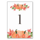 Search for pumpkins table cards Watercolor
