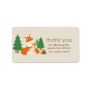 Search for red fox return address labels Baby shower