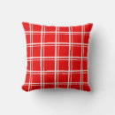 Search for grid pattern pillows red