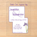 Search for purple iris wedding invitations Modern