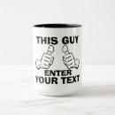 Recherche de pouce tasses Pour lui