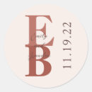 Search for large initial stickers Modern