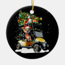 Search for golf cart ornaments Xmas