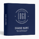 Search for logo presentation folders Navy blue