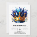 Search for blue prince birthday invitations Fairytale