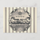 Recherche de rayures de cirque cartes postales Rétro