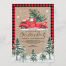 Search for red vintage truck invitations Winter