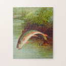 Recherche de pêche de truite puzzles Poisson