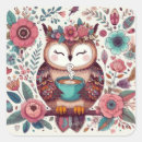Search for owl design stickers Cute