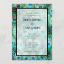 Recherche de paon bleu invitations Aquarelle