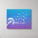 Search for dandelion canvas prints Make a wish