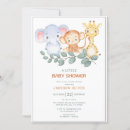 Recherche de safari baby shower garçon invitations Un peu sauvage