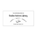 Search for reading book rubber stamps Librarian
