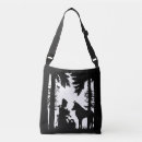 Search for white wolf bags Black and white